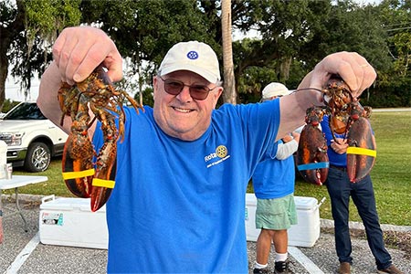 Michael G. at the Lobster-Fest-To-Go 2022